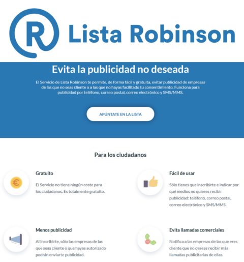 Conoces La Lista Robinson Ayuntamiento De La Victoria