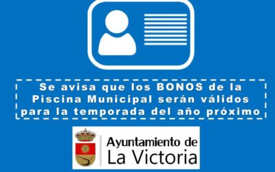 Aviso: Bonos Piscina Municipal