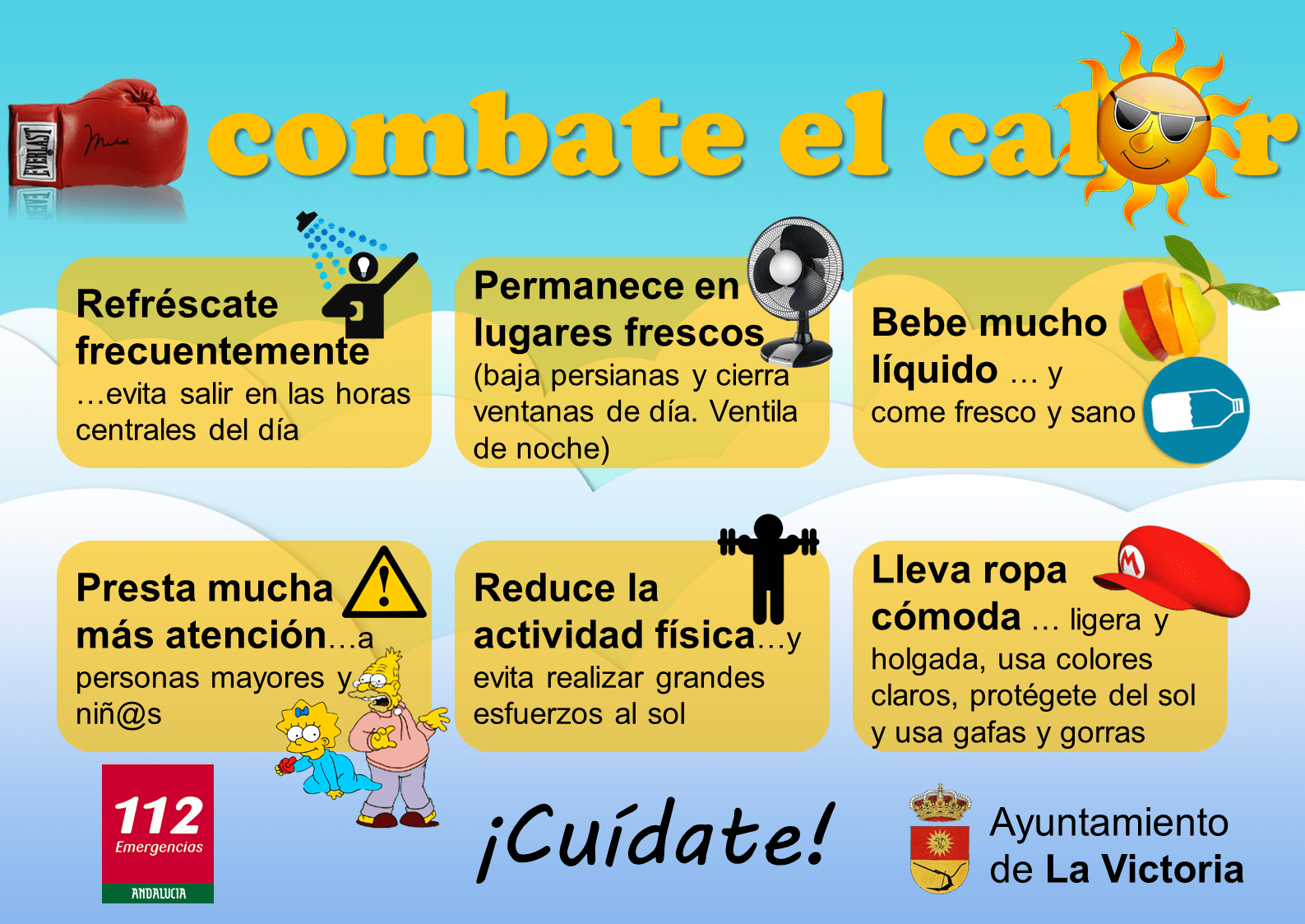 INFORMACIÓN CIUDADANA COMBATE EL CALOR Ayuntamiento de La Victoria