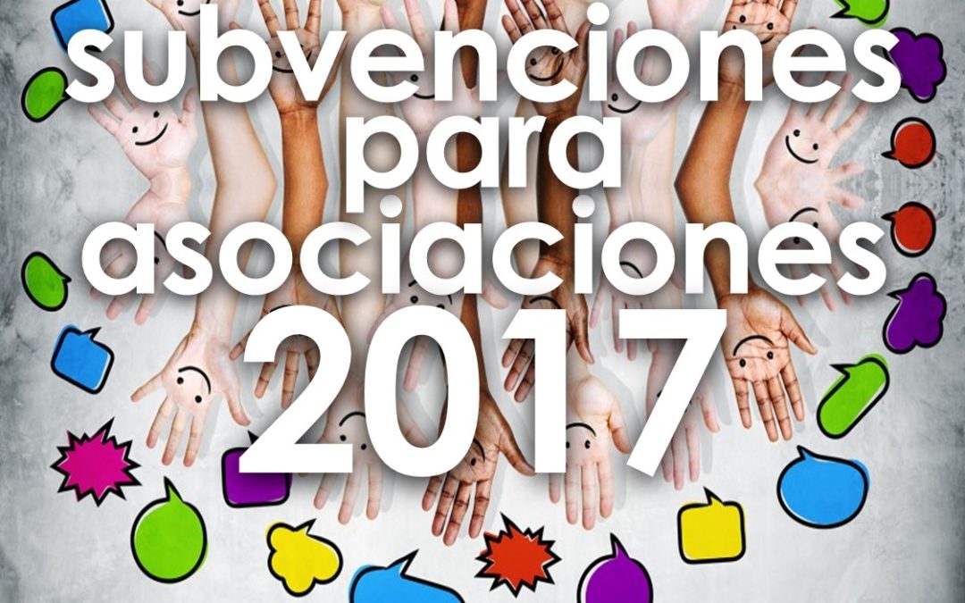 SUBVENCIONES A ASOCIACIONES Y COLECTIVOS 2017 1