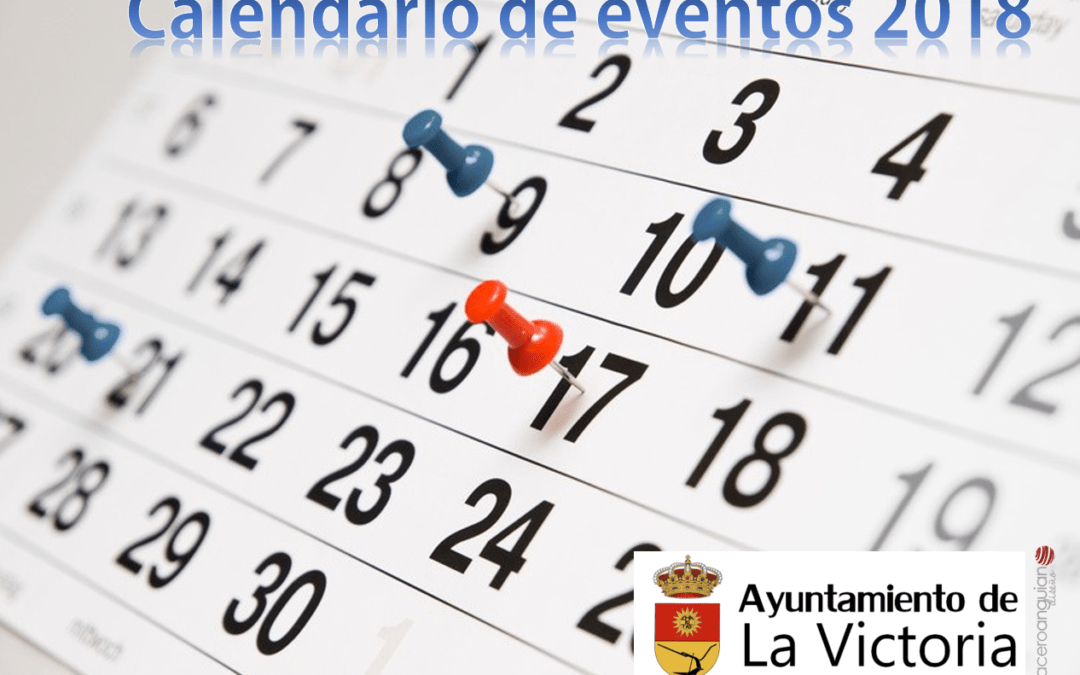 CALENDARIO DE EVENTOS LOCALES 2018