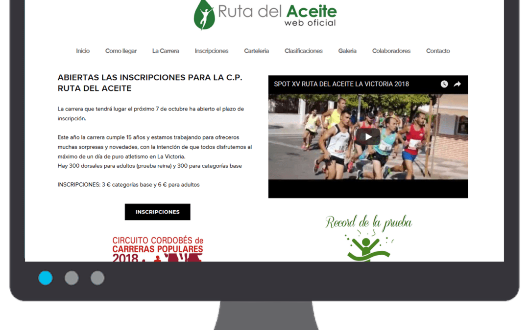 ABIERTAS LAS INSCRIPCIONES PARA LA C.P. RUTA DEL ACEITE 1