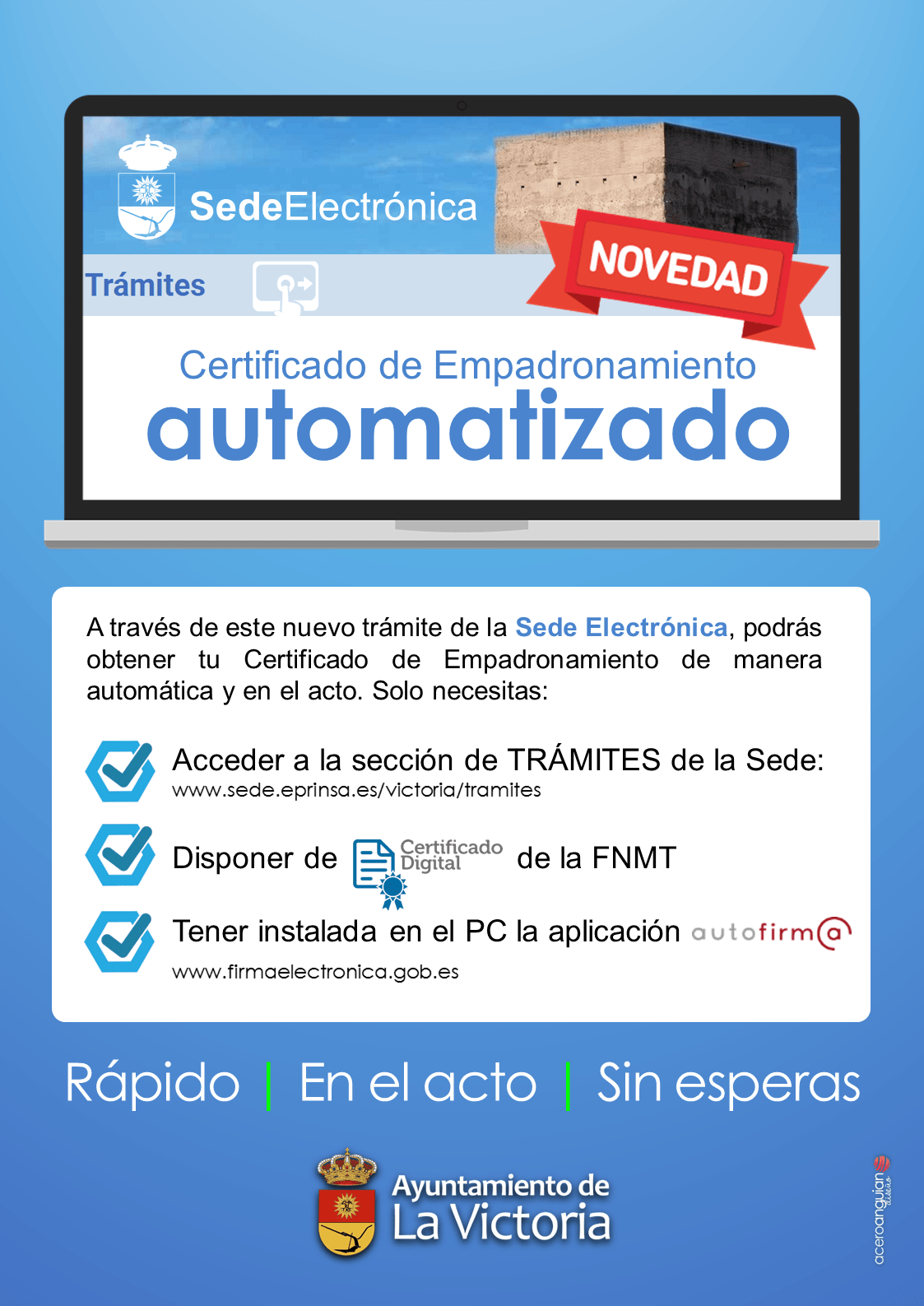 Ya Puedes Obtener Tu Certificado De Empadronamiento Online Automatizado Y En El Acto