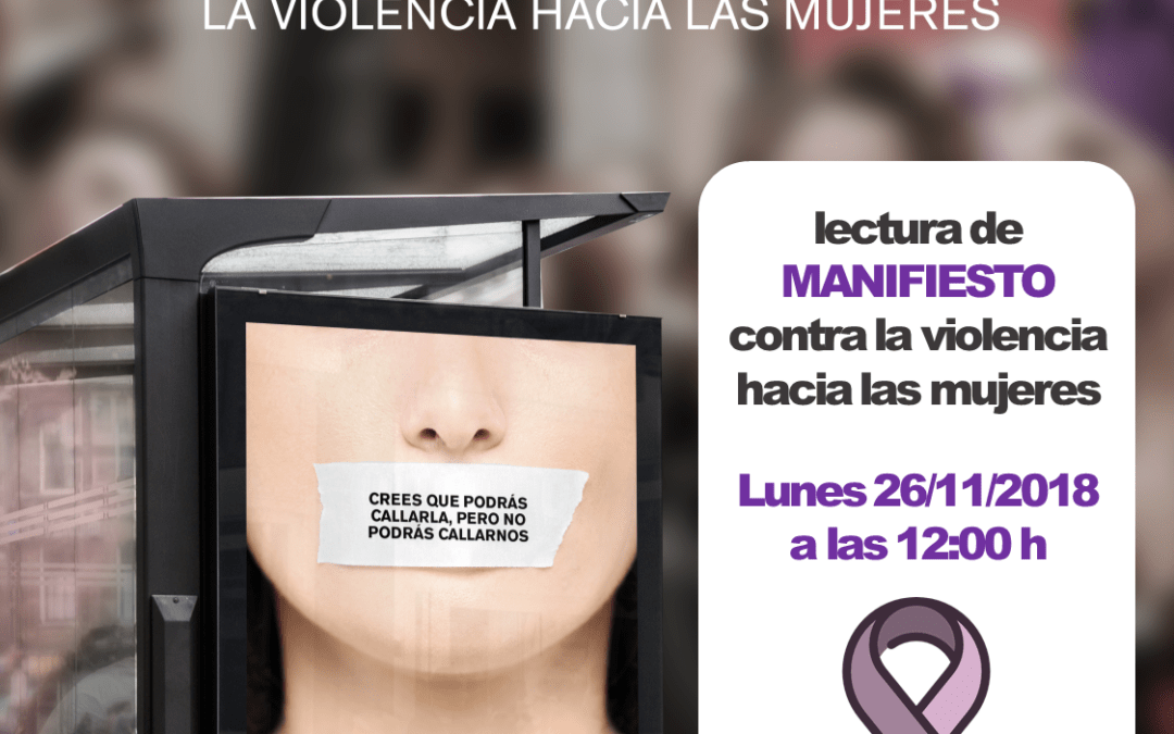 CAMPAÑA Y MANIFIESTO 25-N // NO MÁS VIOLENCIA CONTRA LAS MUJERES 1