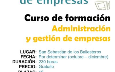 CURSO DE FORMACIÓN – Administración y gestión de Empresas