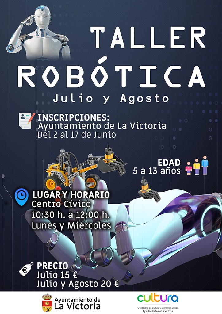 Cartel Taller de Robotica La Victoria 2022 B