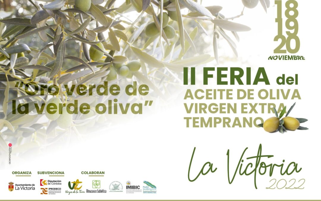 Los aceites de las primeras moliendas de la temporada se dan a conocer en la Feria del Aceite Virgen Extra temprano del Valle del Guadalquivir