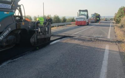 Corte parcial de tráfico en la carretera A-379 por obras de conservación y mantenimiento