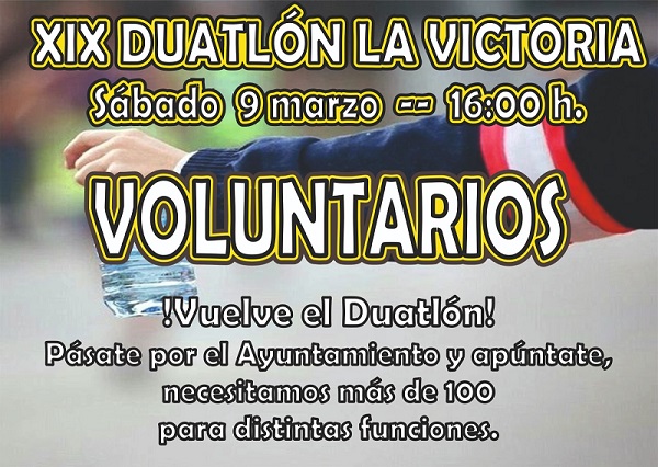 voluntarios XIX DUATLON LA VICTORIA